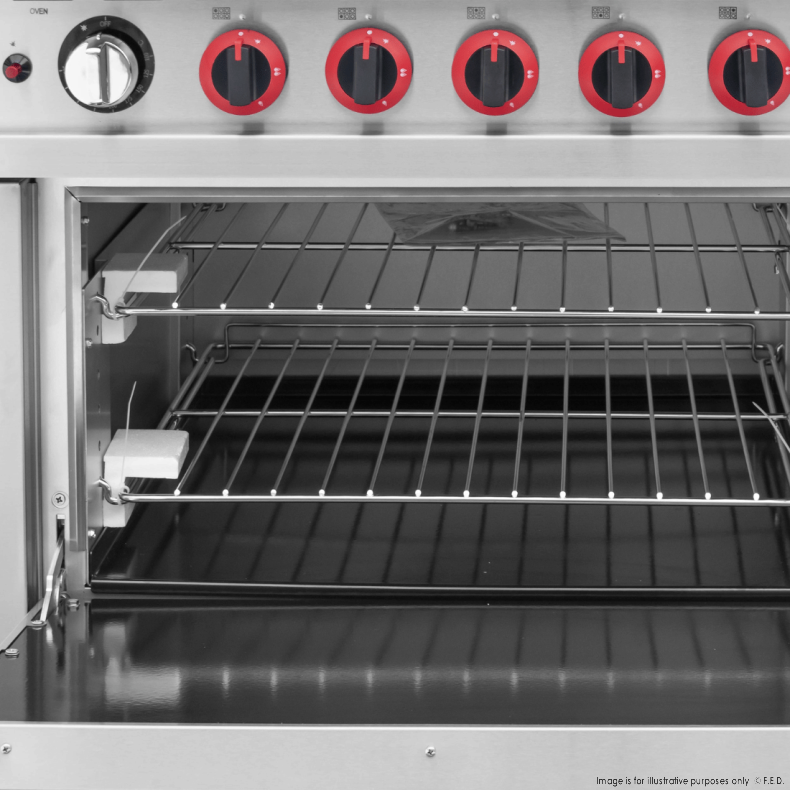 Gasmax 6 Burner With Oven Flame Failure GBS6TSLPG - Catering Sale