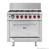 Gasmax GBS6TS 6 Burner With Oven Flame Failure