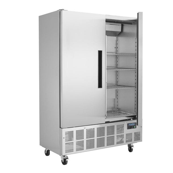 Polar G-Series Double Door Slimline Fridge 960Ltr - 600W. Total usable capacity: 671 Ltr. R290