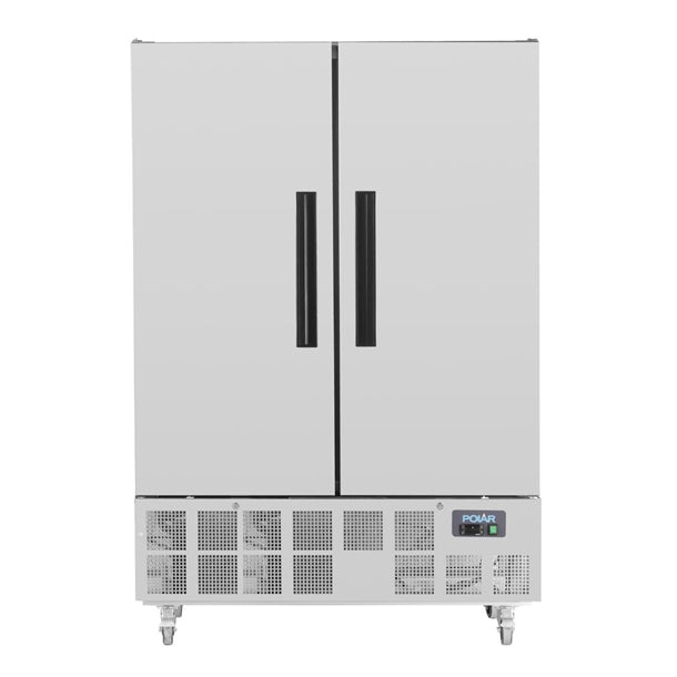 Polar G-Series Double Door Slimline Fridge 960Ltr - 600W. Total usable capacity: 671 Ltr. R290