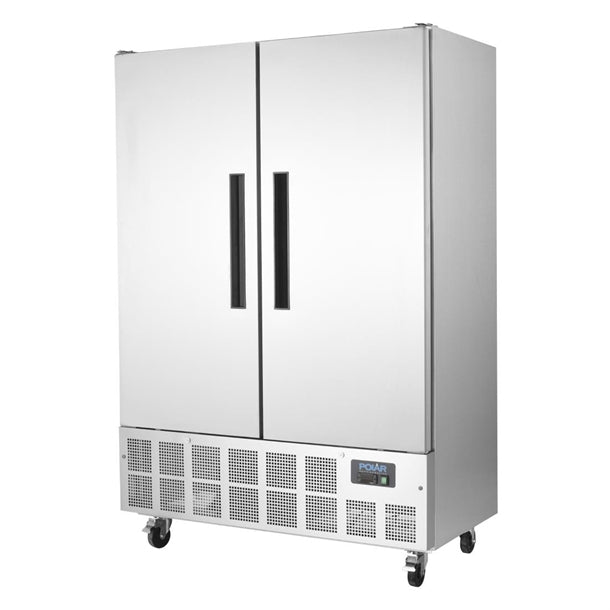 Polar G-Series Double Door Slimline Freezer 960Ltr - 700W. Total usable capacity: 671 Ltr. R290