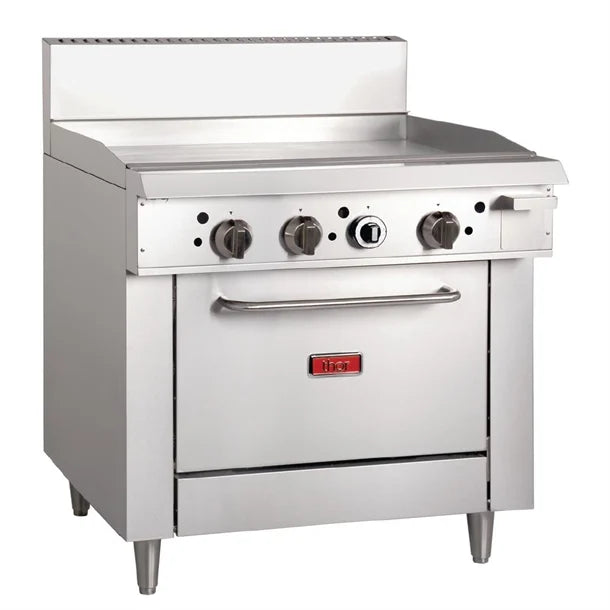 Thor Gas Oven Range with Griddle Plate TR-0-G36F - Natural Gas - Catering Sale