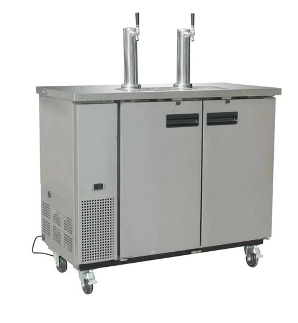 FED/GE633-A/Polar G-Series Direct Draw Beer Dispenser (2 Keg 2 Tap) Stainless Steel/D620xW1247xH1438