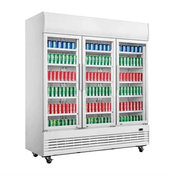 Polar G-Series Triple Door Upright Display Chiller - Capacity: 1300Ltr