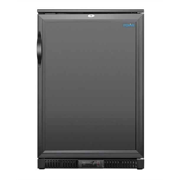 Polar G-series 850mm Single Door Back Bar Cooler Solid Door 128 Ltr - Height: 850mm. 180W. R600a