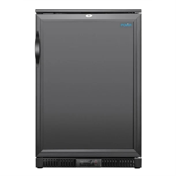 Polar G-series 850mm Single Door Back Bar Cooler Solid Door 128 Ltr - Height: 850mm. 180W. R600a
