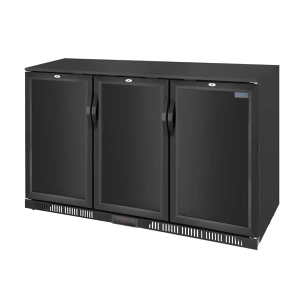 Polar G-series 850mm Triple Door Back Bar Cooler Solid Door 320 Ltr - Height: 850mm. 280W. R600a