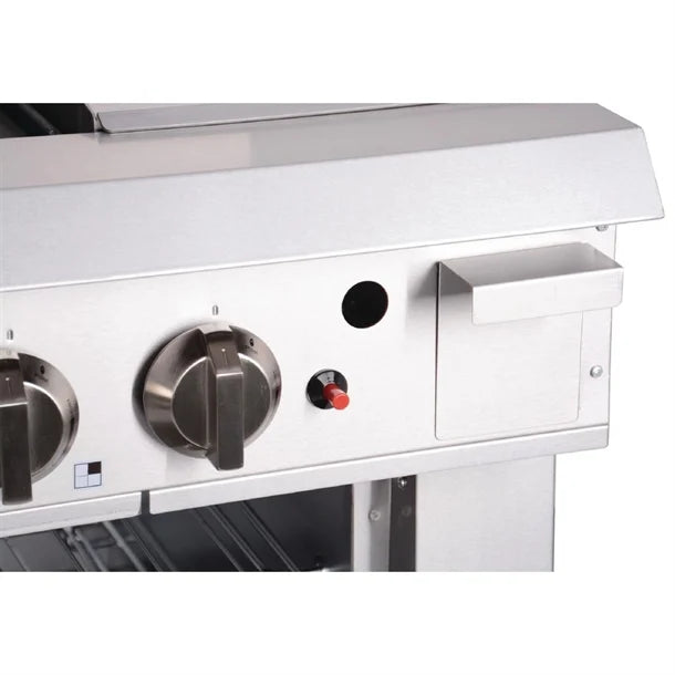 Thor 4 Burner Gas Oven Range with Griddle Plate TR-4F-G12F - Natural Gas - Catering Sale
