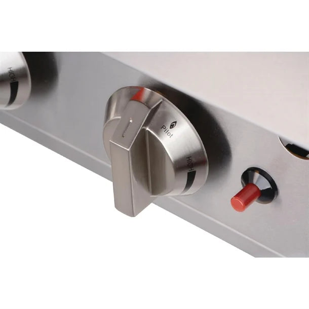 Thor Freestanding Gas 2 Burner Griddle - Propan Gas(LPG) - Catering Sale