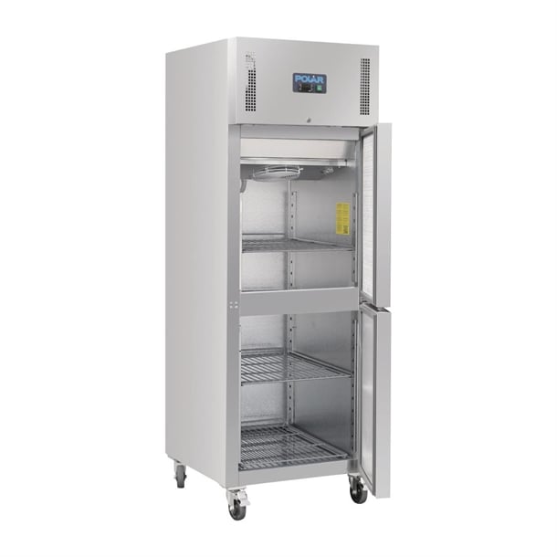 Polar G-Series Gastro Fridge Stable Door Upright 600Ltr - 300W. Total usable capacity: 376 Ltr