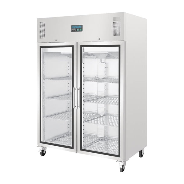 Polar G-Series Gastro Display Glass Door Fridge 1200Ltr - 600W. Total usable capacity: 770 Ltr. R290