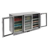 Polar GL009-A Counter Back Bar Cooler with Hinged Doors Stainless Steel 330L