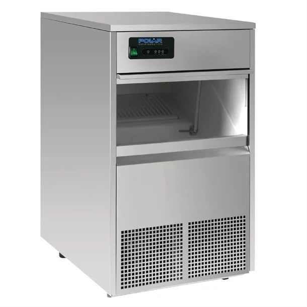 Polar Ice Machine 50 kg Output - Bullet Ice. 260W. Auto fill. 10kg Storage. R290