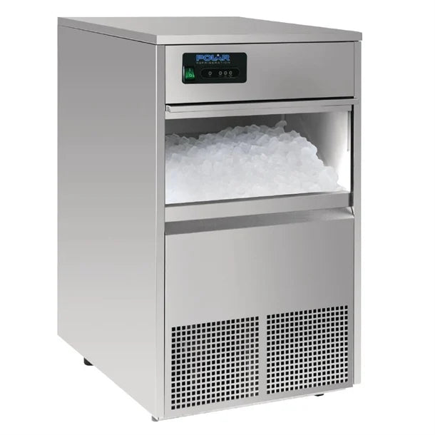 Polar Ice Machine 50 kg Output - Bullet Ice. 260W. Auto fill. 10kg Storage. R290