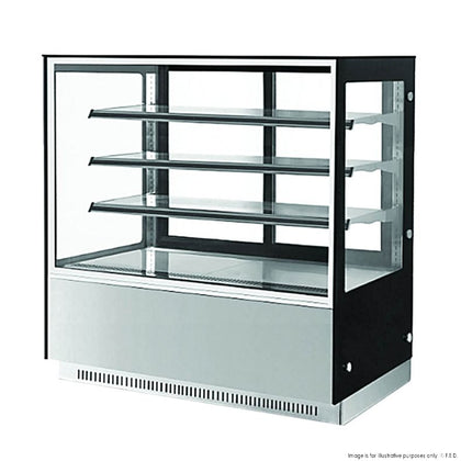 Bonvue Modern 3 Shelves Cake or Food Display - GAN-1500RF3 1500mmW