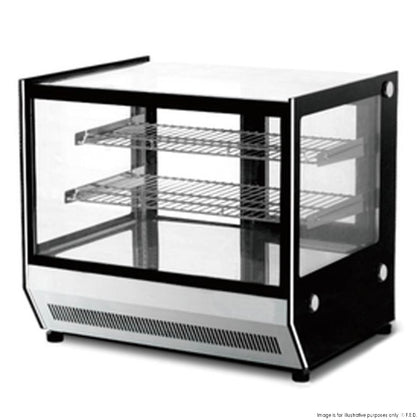 Bonvue GN-660HRT Counter Top Square Glass Hot Food Display