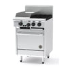 Goldstein PF12G220FF-X - 2 Burner with Griddle & 500mm Gas Fan Forced Oven