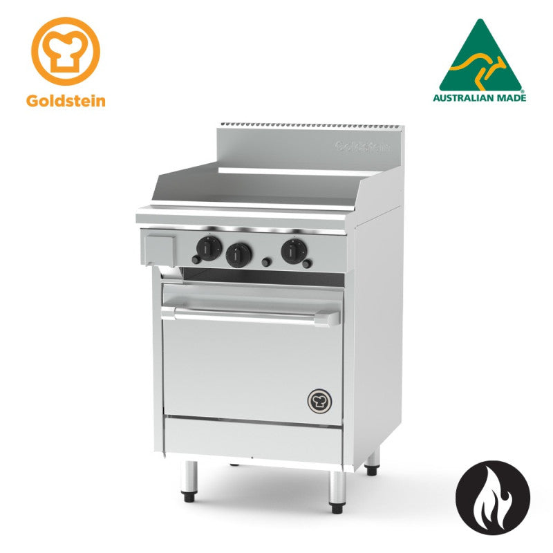 Goldstein PF24G20FF-X - 600mm Gas Griddle with 500mm Gas Fan Forced Oven