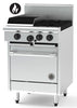 Goldstein PF12Q220EFF-X - 2 Burner with Chargrill & 500mm Electric Fan Forced Oven