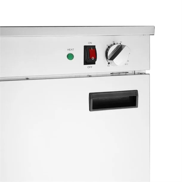 Apuro Single Door Plate Warmer - 500W | Width: 400mm | 60 Plate Capacity