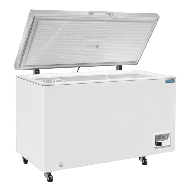 Polar G-Series Chest Freezer with Stainless Steel Lid 378Ltr - Capacity: 378Ltr | 170W