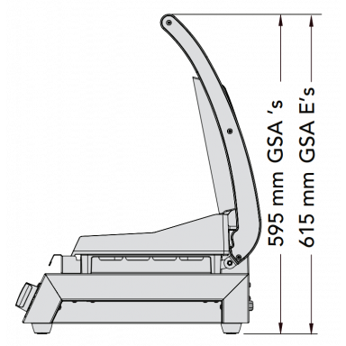 Roband GSA610SE 6 Slice Grill Station, Smooth Plates, Electric Timer