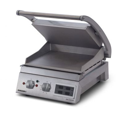 Roband GSA610SE 6 Slice Grill Station, Smooth Plates, Electric Timer