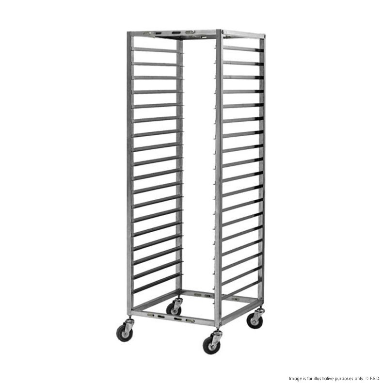 Modular systems GTS-180 ADJUSTABLE  SS GASTRONORM RACK  520x740x1810