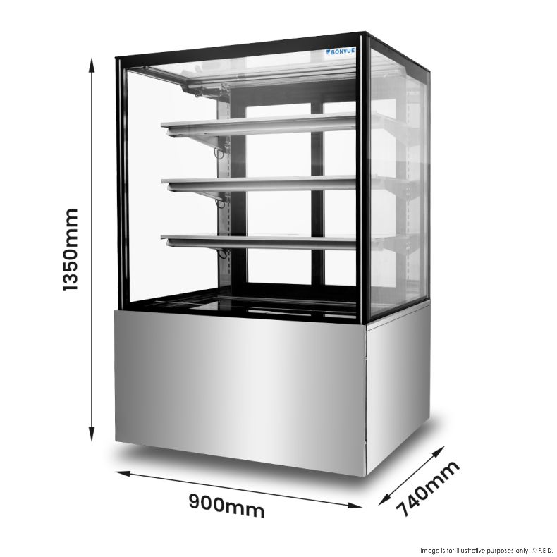 Bonvue Heated Display Cabinet - H-SF830V