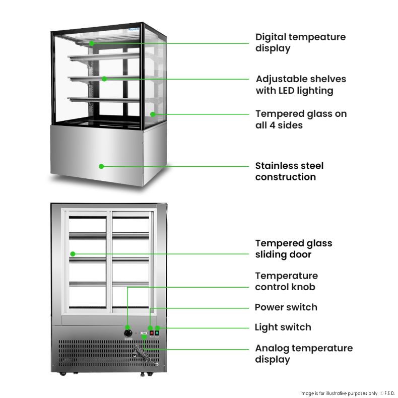 Bonvue Heated Display Cabinet - H-SF830V