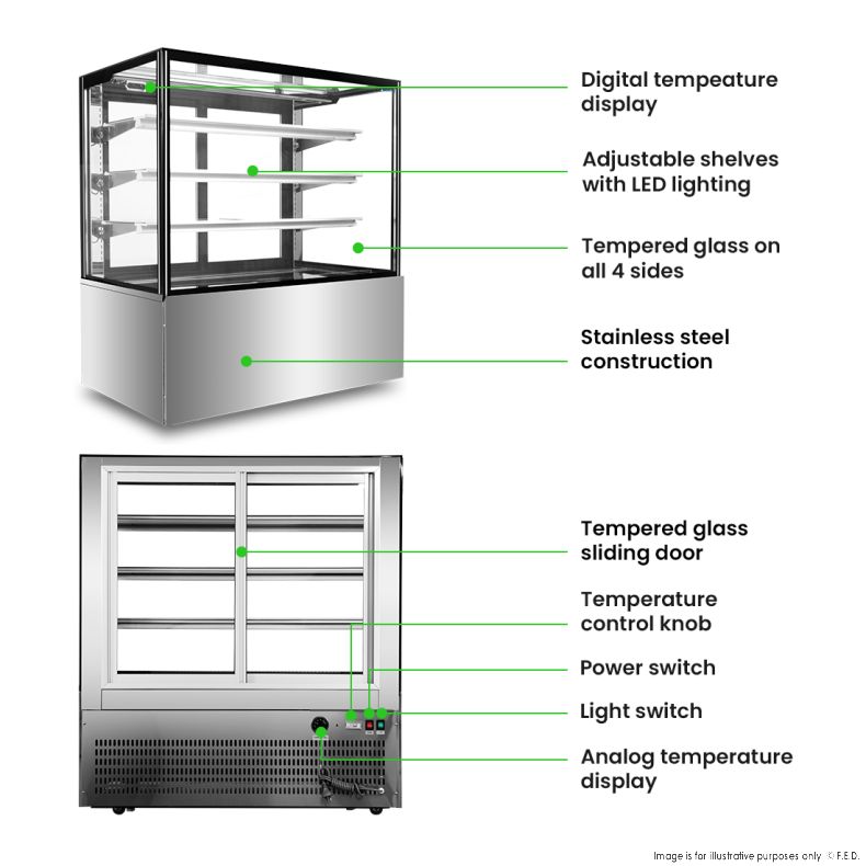 Bonvue Heated Display Cabinet - H-SF840V