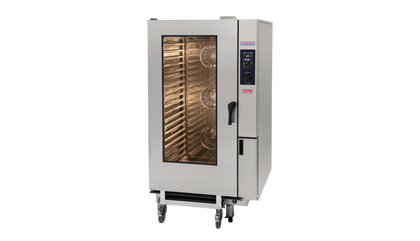 Hobart / HEJ201E / CONVECTION STEAMER COMBI 20 x 1/1GN tray, electrical heated, injection system, GN trolley 20 1/1 GN /  W990 x D862 x H1947 / 241kg / 1Y Warranty