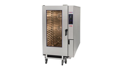 Hobart / HEJ202E / CONVECTION STEAMER COMBI , 20 x 2/1GN tray, electrical heated, injection system, GN trolley 20 2/1 GN /  W990 x D1187 x H1947 / 268kg / 1Y Warranty