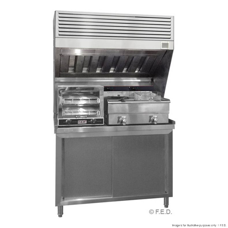 Modular systems HOOD1000A Bench Top Filtered Hood 1000mm
