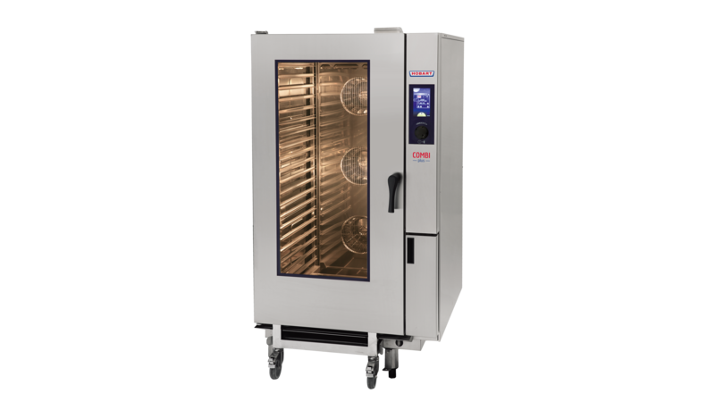 Hobart / HPJ201E / CONVECTION STEAMER COMBI-PLUS, 20 x 1/1GN tray, electrical heated, injection system, GN trolley 20 1/1 GN / 241kg  / W990 x D862 x H1974 / 1Y Warranty