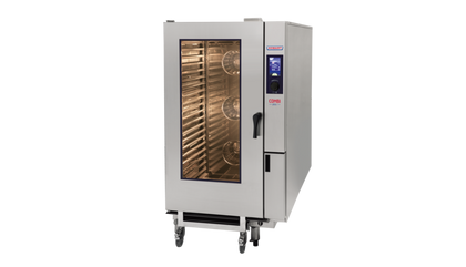 Hobart / HPJ202E/ CONVECTION STEAMER COMBI-PLUS, 20 x 2/1GN tray, electrical heated, injection system, GN trolley 20 2/1 GN / 268kg  / W990 x D1187 x H1974 / 1Y Warranty
