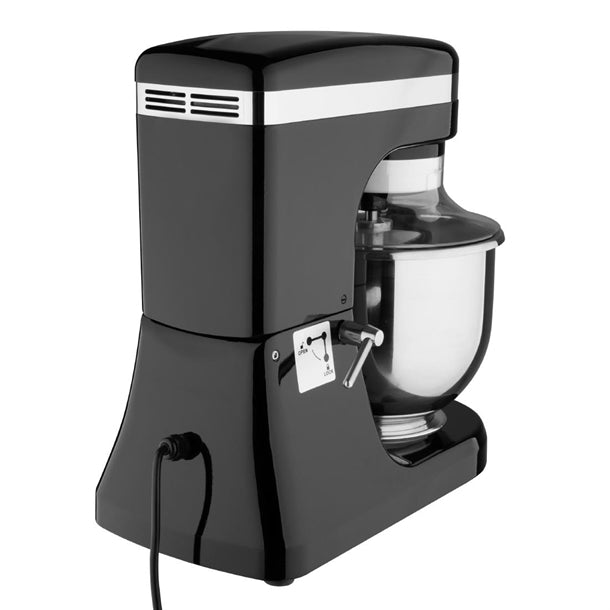 Apuro Planetary Mixer 5Ltr - Capacity: 5Ltr / 1.6kg dough. Includes 3 attachments