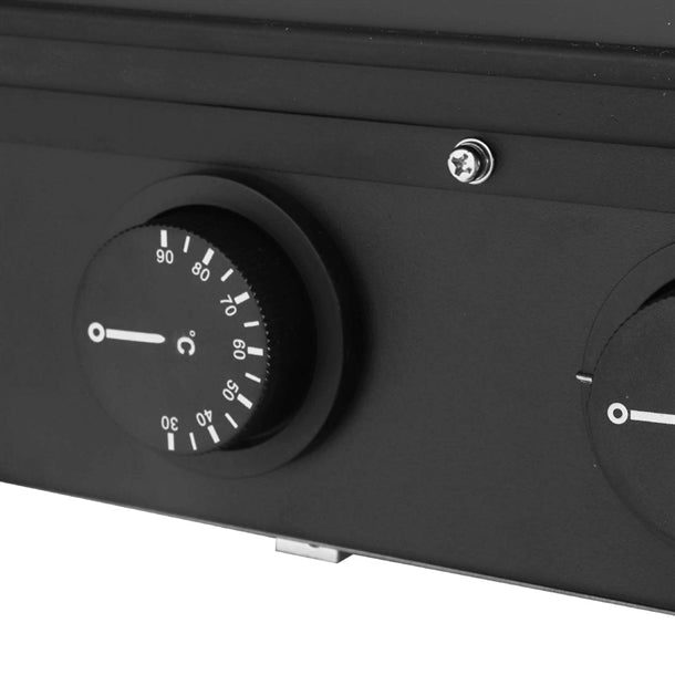 Apuro Self-Serve Heated Display Unit with Hinged Doors - 560W. Width: 655mm