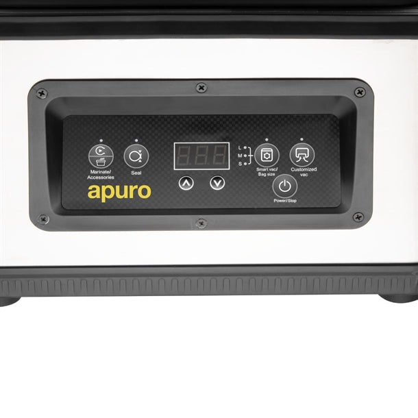 Apuro Chamber Vacuum Pack Machine 6.8Ltr - 380W. Capacity: 6.8Ltr. Max bag width: 305mm