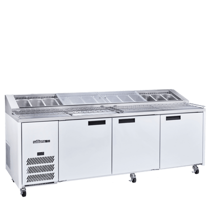 Williams/Jade PC J3PC/Pizza and Preparation three door/W2476 x  D830 x H1050mm