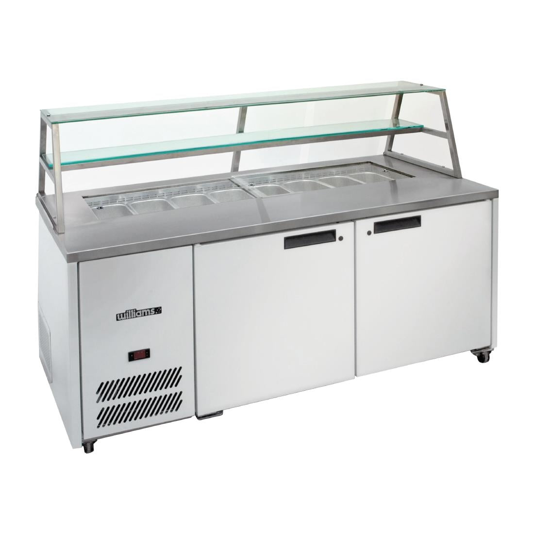 Williams/DN474/Two Door Sandwich Prep Counter Canopy/1246(H) x 1815(W) x 772(D)mm/24months warranty