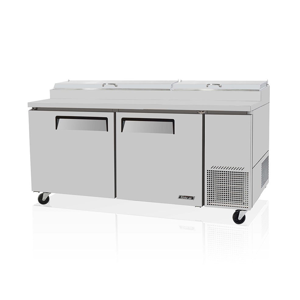 Turbo Air CTPR-67SD Two Door Pizza prep Fridge 566L 1702mmW