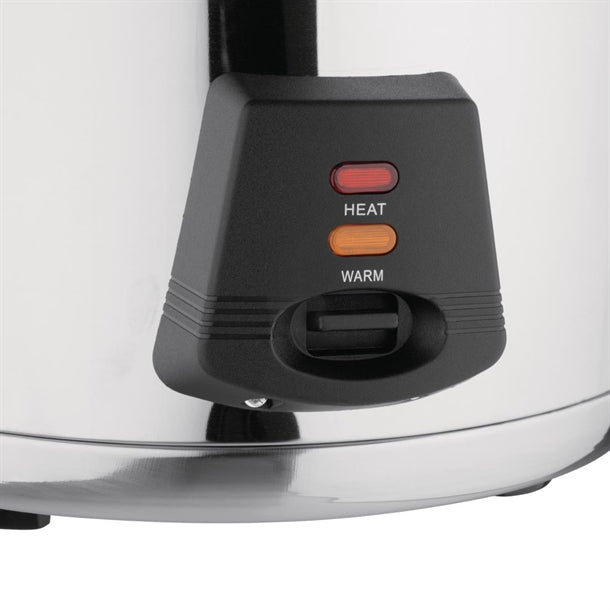 Apuro Premium Commercial Rice Cooker 6Ltr - Energy saving. Rice Capacity: 13Ltr Cooked / 6Ltr Dry