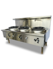 Jasper JA-3DB-N - Triple Wok Range (duckbill burner) NG