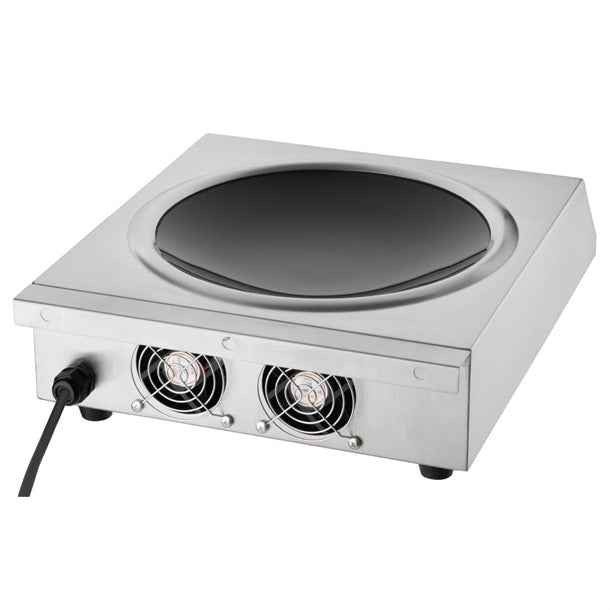 Apuro Induction Wok 3kW - 3kW. Single zone. Width: 340mm.