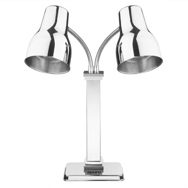 Apuro Double Heat Lamp Carving Station Stainless Steel 2x250W - 2x250W. Height: 660mm