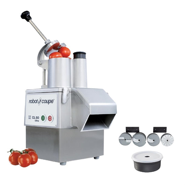 Robot Coupe CL 50 Ultra Pizza Veg Prep Machine, CL 50 Ultra Pizza | 4 Discs & Holder Included