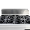 GASMAX JUS-TR-4BLPG Benchtop LPG 4 Burner Cooktop with Splashback