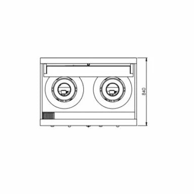 B+S K+ Two Hole Waterless Wok UFWWK-2
