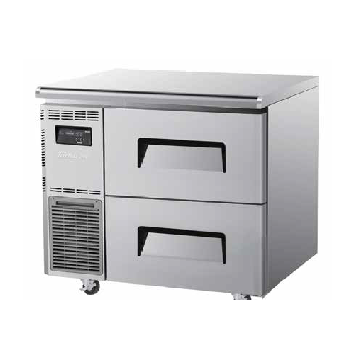 Turbo Air KUF9-2D-2-N(HC) 900mm Under Bench 2 Drawer Freezer 198L